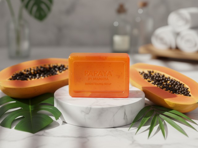 (90)NA18180500576(91)210906 Papaya By Mamaya Brightening Soap
