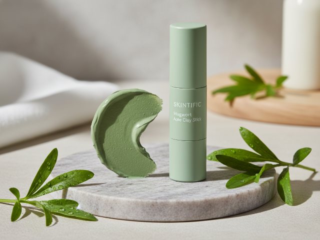 BPOM (90)NA11220200288(91)251031 Skintific Mugwort Acne Clay Stick