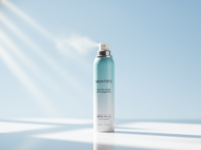 BPOM (90)NA11221700015(91)250616 Skintific All Day Light Sunscreen Mist SPF 50 PA