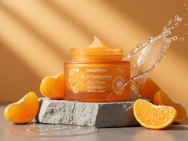 BPOM (90)NA11240100419 Glad2Glow Jeju Tangerine Vita C Power Bright Glow Moisturizer
