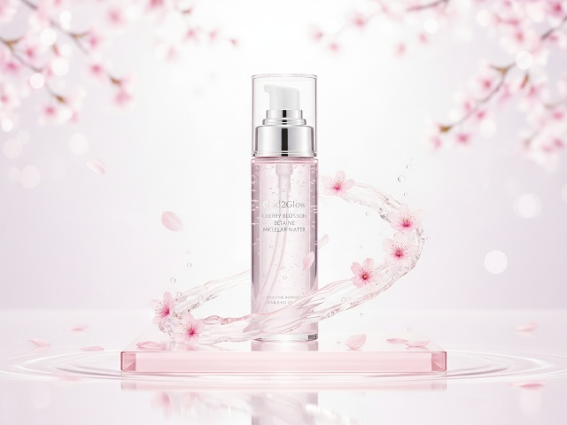 Bpom (90)NA11241201750 Glad2Glow Cherry Blossom Betaine Micellar Water