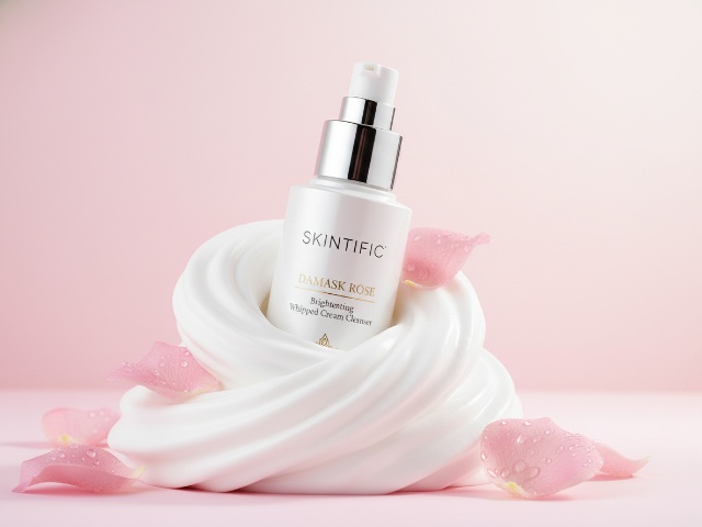 Bpom (90)NA11251202688 Skintific Damask Rose Brightening Whipped Cream Cleanser