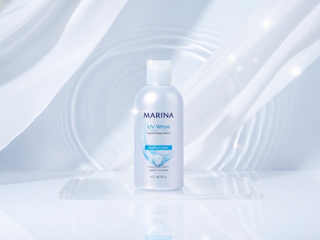 (90)NA18200100075(91)230102 Marina UV White Hand & Body Lotion Healthy & Glow