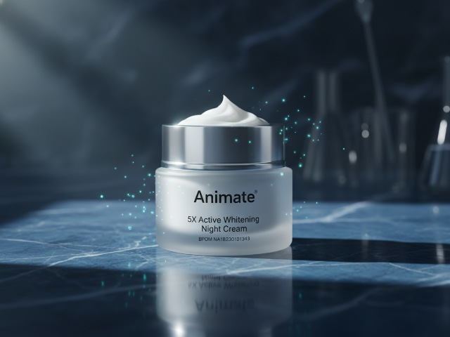 Bpom (90)NA18230101343 Animate 5X Active Whitening Night Cream