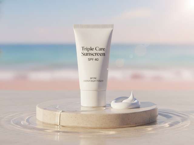 BPOM (90)NA18241703239 Triple Care Sunscreen SPF 40
