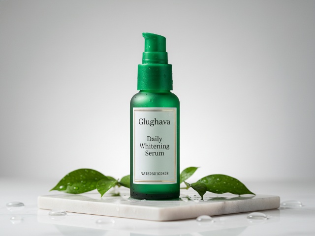 Bpom (90)NA18260102628 Glughava Daily Whitening Serum Ijo