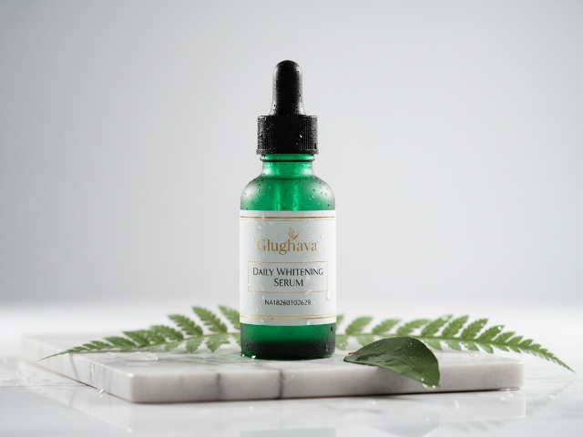 Bpom (90)NA18260102628 Glughava Daily Whitening Serum Ijo