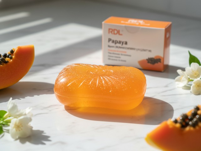 (90)NA40220500001(91)250718 RDL Papaya Brightening Soap